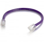 C2G 4 ft Cat6 Non Booted UTP Unshielded Network Patch Cable - Purple 04214