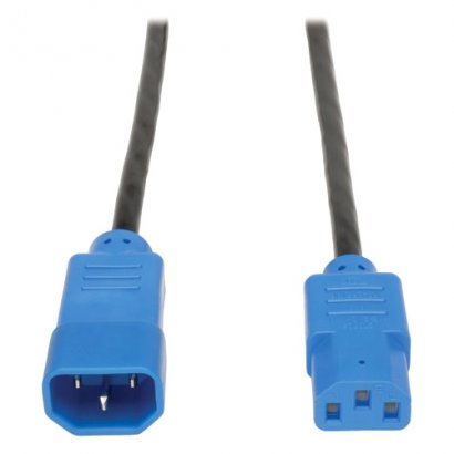 Tripp Lite 4-ft. 18 AWG Power Cord (IEC-320-C14 to IEC-320-C13) with Blue Connectors P004-004