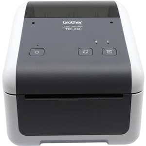 Brother 4 inch Direct Thermal Desktop Barcode and Label Printer TD4410D