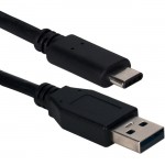 QVS 4-Meter USB-C to USB-A 2.0 Sync & Charger Cable CC2231B-4M