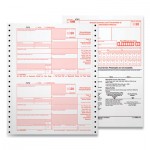 TOPS 4-Part 1099-NEC Continuous Tax Forms, 8.5 x 11, 24/Pack TOP2299NEC