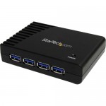 StarTech.com 4 Port Black SuperSpeed USB 3.0 Hub ST4300USB3