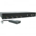Tripp Lite 4-Port HDMI over Cat6 Presentation Switch/Extender B320-4X1-HH-K1