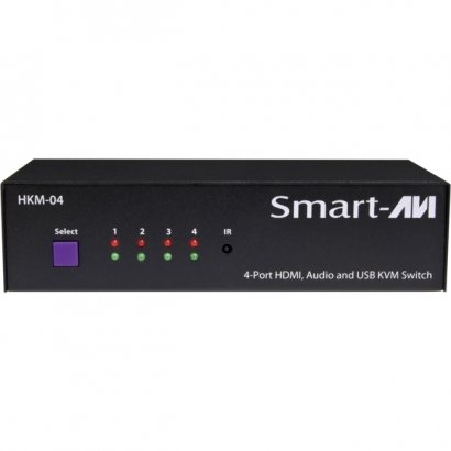 4-Port HDMI, USB and Audio KVM Switch HKM-04S