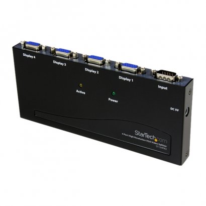 StarTech.com 4 Port High Res VGA Video Splitter ST124PRO