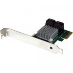 StarTech.com 4 Port PCI Express SATA III 6Gbps RAID Controller Card with Heatsink PEXSAT34RH