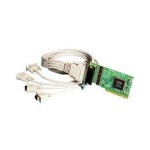 Brainboxes 4 Port RS-232 Universal low-profile Multiport Serial Adapter UC-260-001