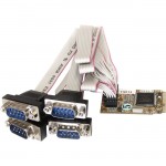 StarTech.com 4 Port RS232 Mini PCI Express Serial Card w/ 16650 MPEX4S552