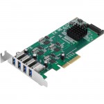 SIIG 4-Port SuperSpeed USB 3.0 PCIe Card - Quad Core JU-P40811-S1