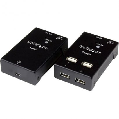 StarTech 4-Port USB 2.0-Over-Cat5-or-Cat6 Extender - up to 165ft (50m) USB2004EXTV