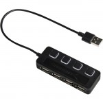 Sabrent 4-PORT USB 2.0 HUB with Power Switches HB-UMLS