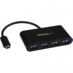 StarTech.com 4-Port USB 3.0 Hub - USB-C to 4x USB-A - Bus Powered HB30C4AB