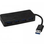 StarTech.com 4-Port USB 3.0 Hub - Mini Hub with Charge Port - Includes Power Adapter ST4300MINI