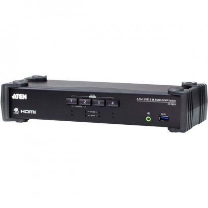 Aten 4-Port USB 3.0 4K HDMI KVMP Switch CS1824