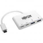 Tripp Lite 4-Port USB 3.1 Gen 1 Portable Hub, USB-C to (x2) USB-A and (x2) USB
