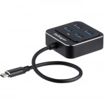 StarTech.com 4-Port USB-C Hub - 4x USB-A - Black HB31C4AB