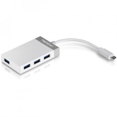 TRENDnet 4-Port USB-C Mini Hub TUC-H4E