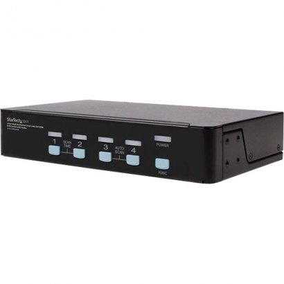 StarTech.com 4 Port USB DVI Dual Link KVM Switch with Audio SV431DVIUAHR