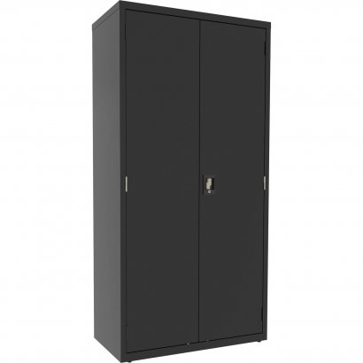 Lorell 4-shelf Steel Janitorial Cabinet 00018