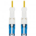 Tripp Lite 400Gb Duplex Singlemode 8.3/125 OS2 Fiber Optic Cable, Yellow, 3 m N381C-03M