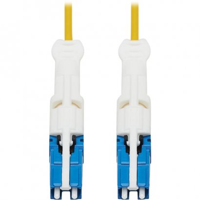 Tripp Lite 400Gb Duplex Singlemode 8.3/125 OS2 Fiber Optic Cable, Yellow, 5 m N381C-05M