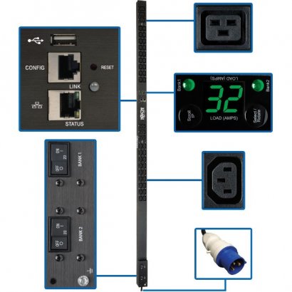 Tripp Lite 42-Outlet PDU PDUMNV32HV2LX