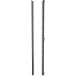 VERTIV 42U x 600mm Wide 19" Server Rails Square Hole Black (Qty 2) VRA6013