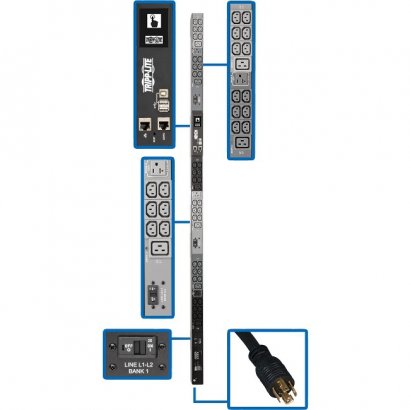 Tripp Lite 45-Outlet PDU PDU3EVN6L2130