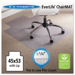 ES Robbins 45 x 53 Lip Chair Mat, Task Series AnchorBar for Carpet up to 1/4 ESR120123