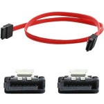 AddOn 45.72cm (18.00in) SATA Male to Male Flexible Red Cable SATAFLEX18-5PK