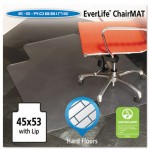 ES Robbins 45x53 Lip Chair Mat, Multi-Task Series for Hard Floors, Heavier Use ESR132123