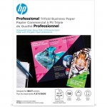 HP 48 lb. Glossy Tri-fold Paper 4WN12A