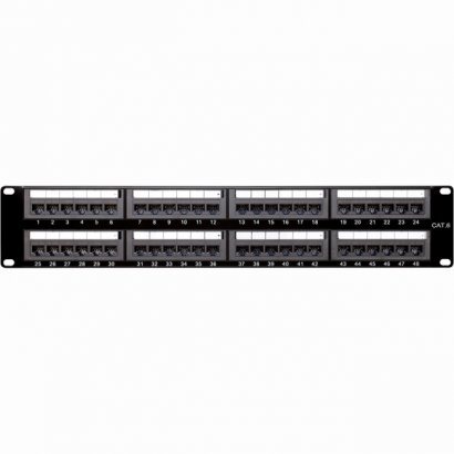 4XEM 48 Port CAT6 Rackmount Patch Panel 4XRMC6PP48