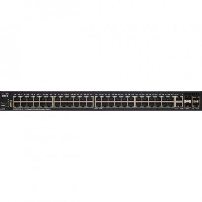Cisco 48-Port Gigabit PoE Stackable Managed Switch SG350X-48MP-K9-NA