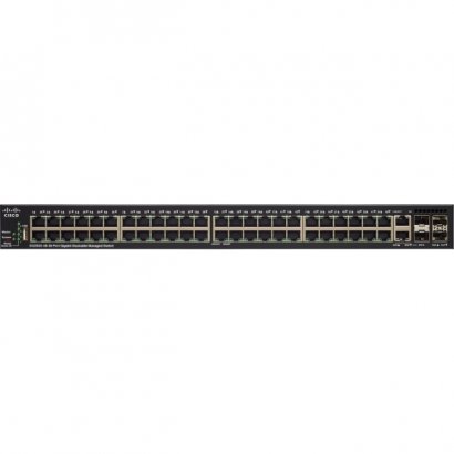 Cisco 48-Port Gigabit PoE Stackable Managed Switch SG350X-48MP-K9-NA