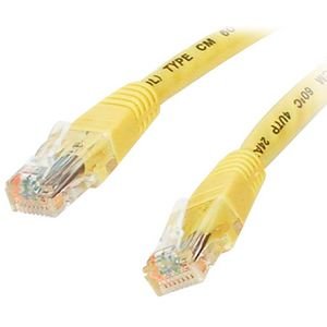 StarTech.com 4ft Yellow Cat6 UTP Patch Cable ETL Verified C6PATCH4YL