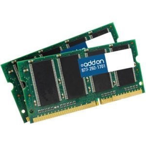 AddOn 4GB (2x2GB) DDR3 1333MHZ 204-pin SODIMM F/ Notebooks AA1333D3S9K2/4G