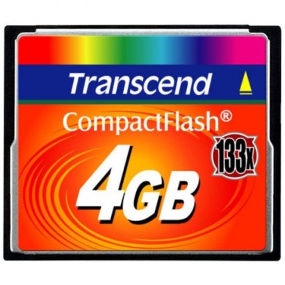 Transcend 4GB CompactFlash Card (133x) TS4GCF133