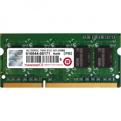 Transcend 4GB DDR3L 1600 ECC-SODIMM CL11 1Rx8 TS512MSK72W6H