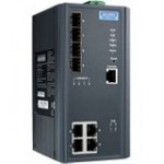 Advantech 4GE PoE + 2G SFP + 2 VDSL2 Port Managed Redundant Industrial Switch EKI-7708G-2FVP-AE