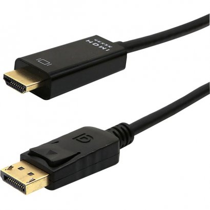 4XEM 4K Displayport to HDMI Cable 3ft 4XDPHDMI3FT4K