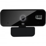 Adesso 4K Ultra HD USB Webcam with Built-in Dual Microphone & Privacy Shutter Cover CYBERTRACK H6