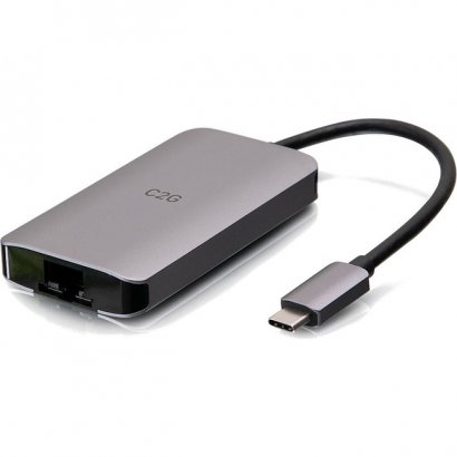 C2G 4k USB C Mini Dock with HDMI, USB, Ethernet & Power Delivery up to 100W C2G54456