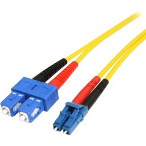 StarTech 4m Single Mode Duplex Fiber Patch Cable LC-SC SMFIBLCSC4