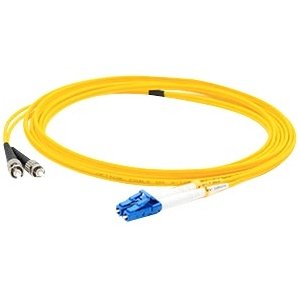 4m Single-Mode Fiber (SMF) Duplex ST/LC OS1 Yellow Patch Cable ADD-ST-LC-4M9SMF