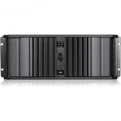 iStarUSA 4U Compact Stylish Rackmount Chassis with SEA Bezel D-400SEA-BK