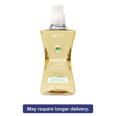 4X Concentrated Laundry Detergent, Free & Clear, 53.5 oz Bottle, 4/Carton MTH01491