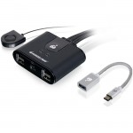 Iogear 4x4 USB Sharing Switch with USB-C Adapter GUS404CA1KIT