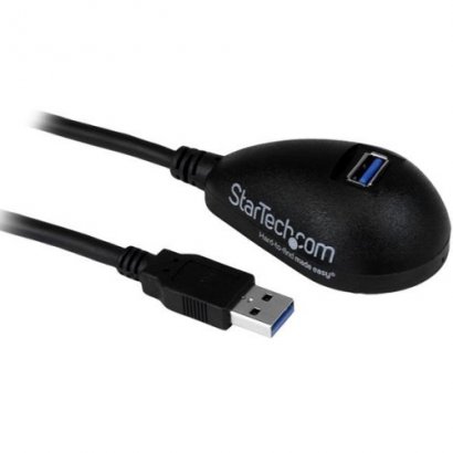 StarTech 5 ft Black Desktop SuperSpeed USB 3.0 Extension Cable - A to A M/F USB3SEXT5DKB