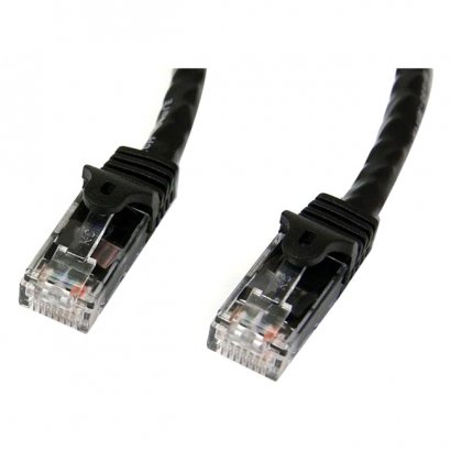 StarTech 5 ft Black Gigabit Snagless RJ45 UTP Cat6 Patch Cable - 5ft Patch Cord N6PATCH5BK